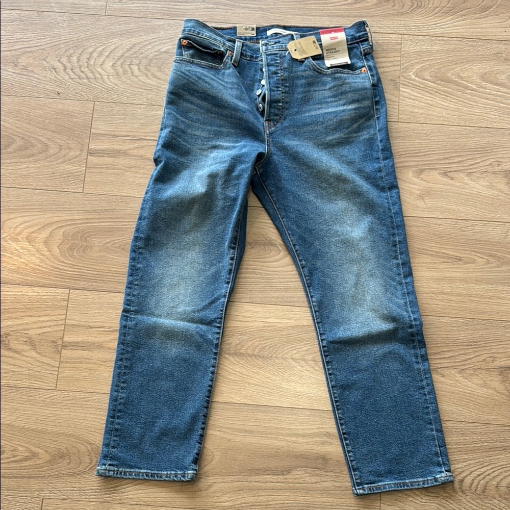 Levi's Blue Wedgie Straight Jeans